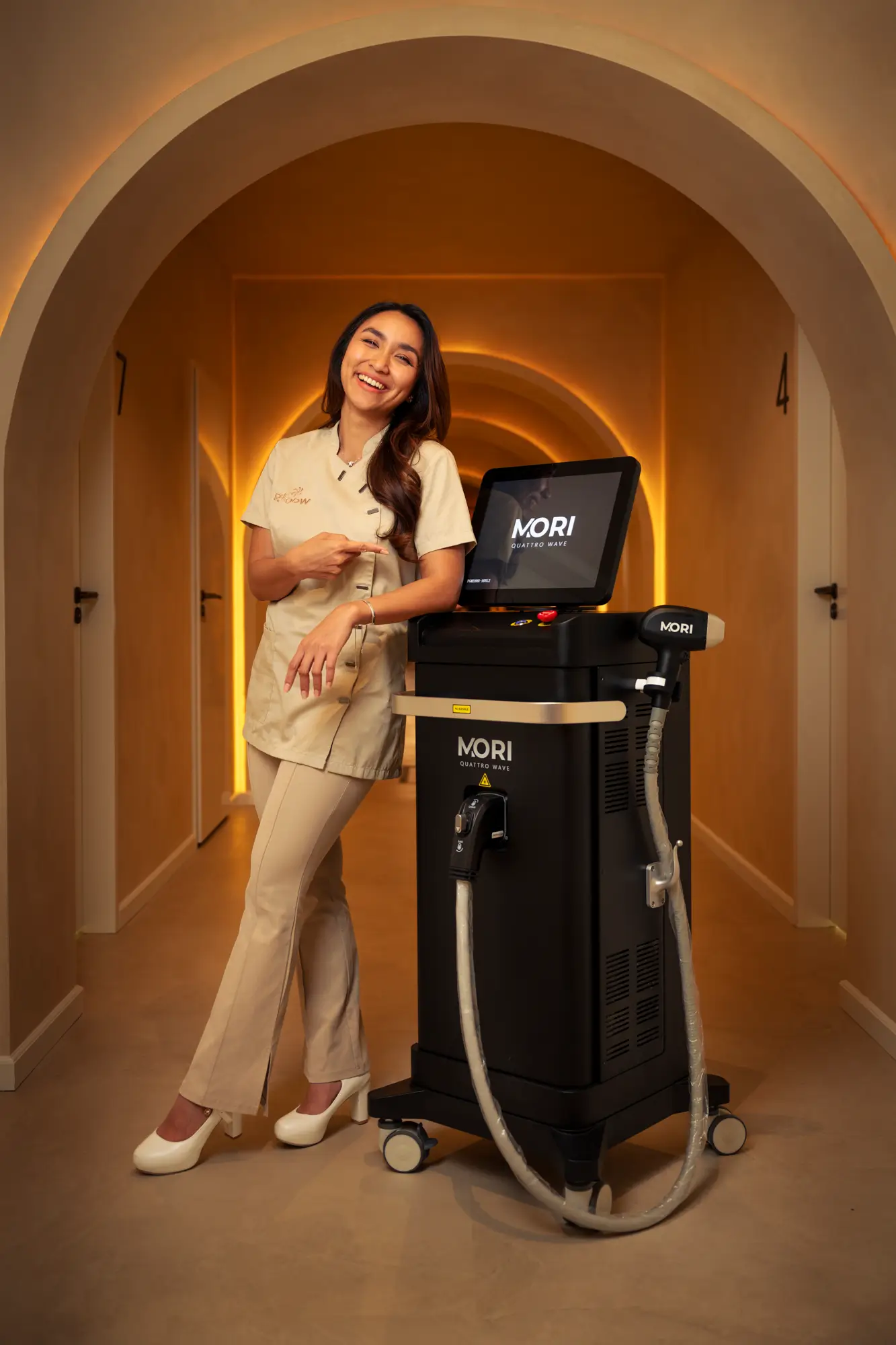 MORI Vision apparatuur bij Gloow